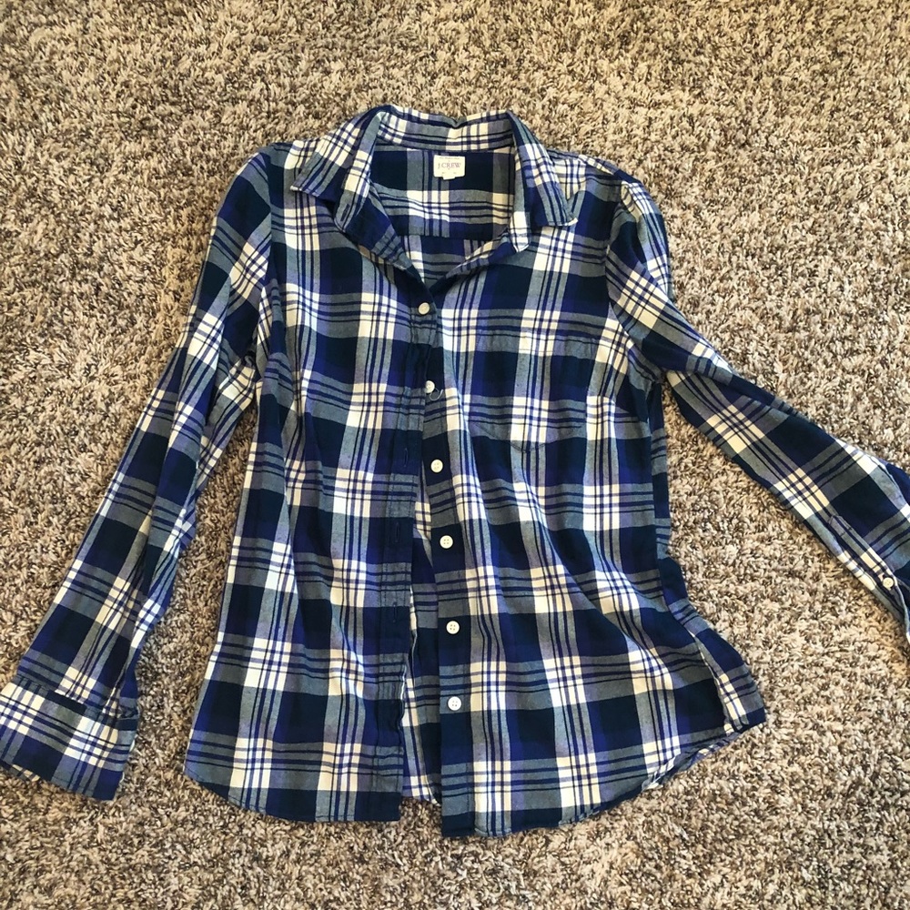 Jcrew Plaid Button Down